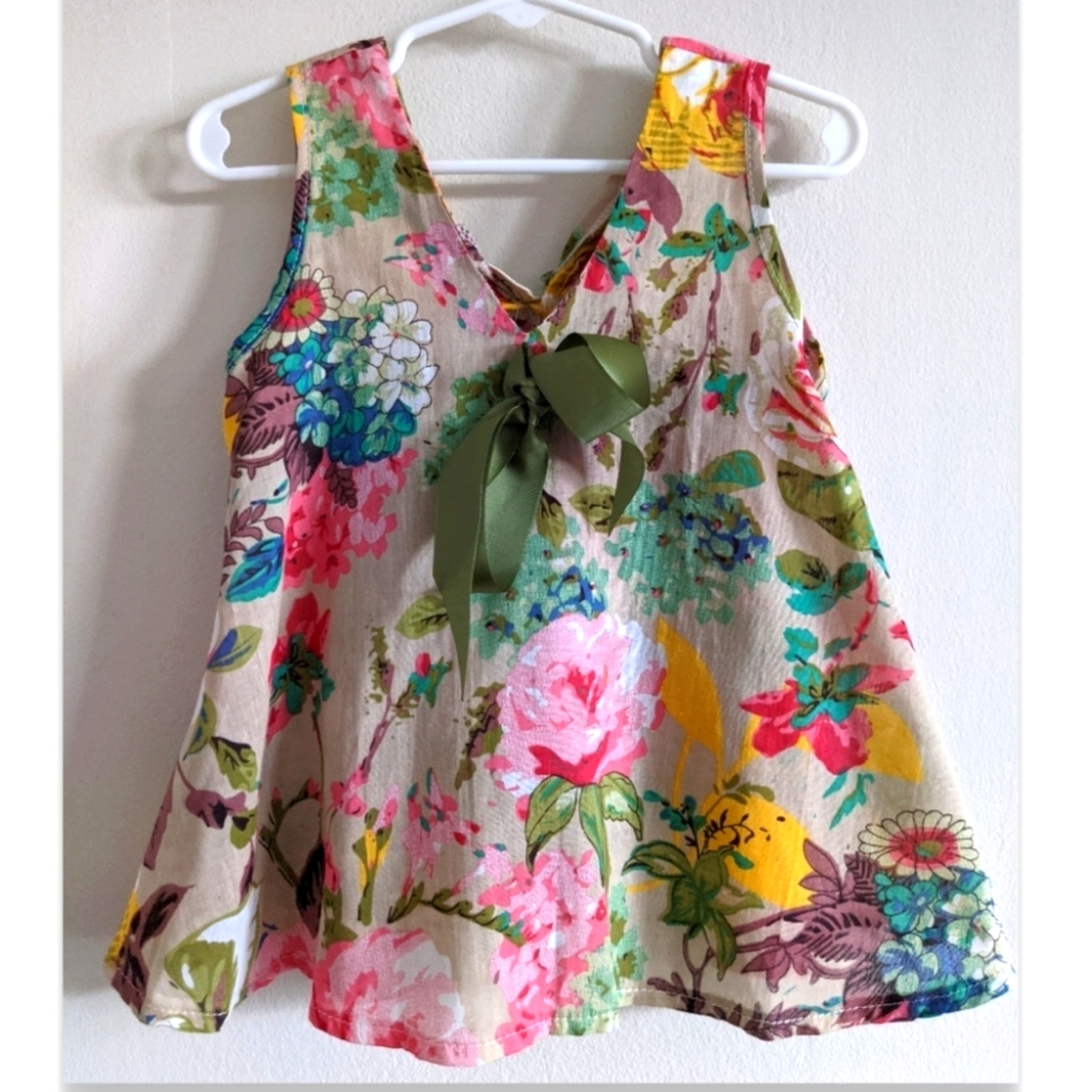 Hao Ming Beibei Floral Girl's Blouse